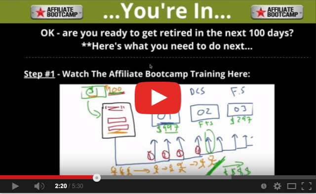 Learn How to make money online with affiliate bootcamp training